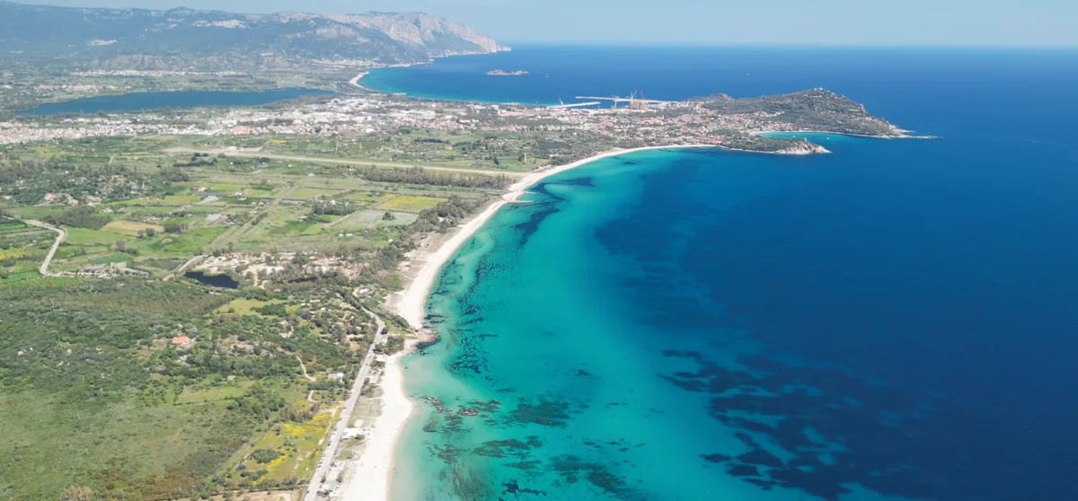Mare cristallino dell’Ogliastra vicino a Tortolì